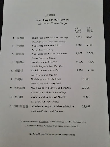 Lon Men's Noodle House menu 6